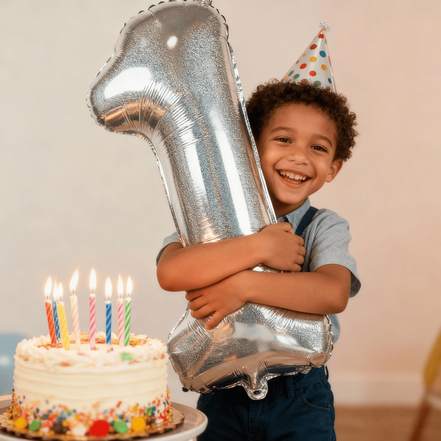 Laser Silver 6 Balloon, Number Balloons 40 Inch, 6th Balloons for Birthday Decorations, Laser Silver Party Supplies 6 Birthday Balloon, Number 6 Balloon