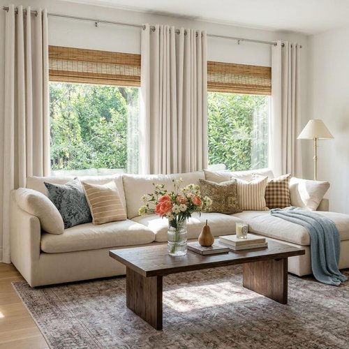 100% Blackout Shield Blackout Curtains - Beige Thermal Insulated Drapes for Bedroom & Living Room | 50" W x 84" L, 2 Panels