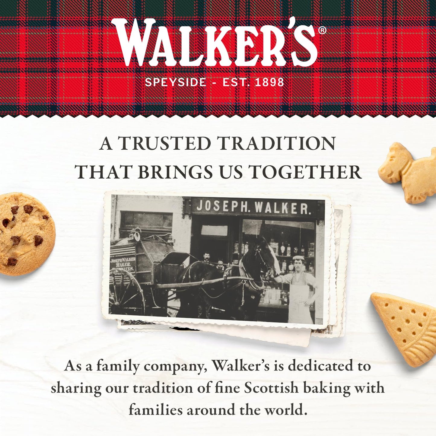 Walker’s 2025 Advent Calendar - Limited Edition Shortbread Cookies from Scotland | 24 Count (10.4 oz)