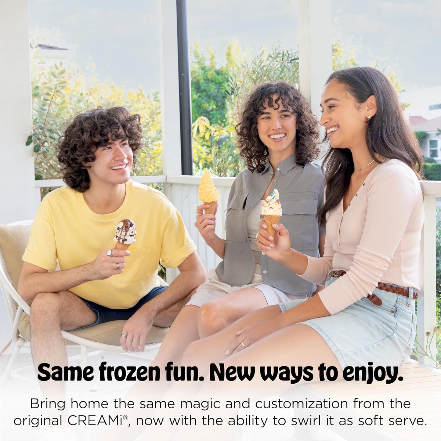 Ninja CREAMi Ice Cream & Soft Serve Maker - 13 Programs, Soft Serve Handle & 4 Pints | Perfect Gift for All Ages