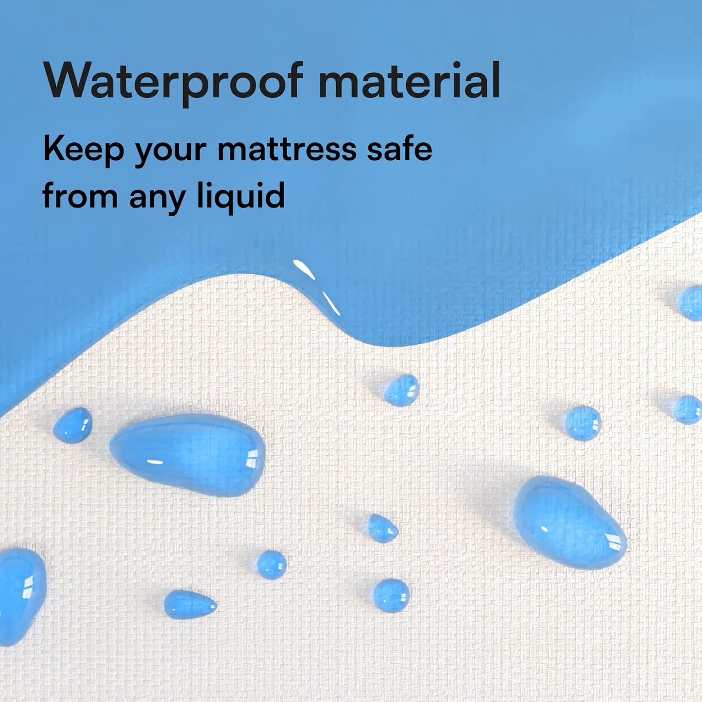 Niagara Waterproof Mattress Protector - Twin Size 39x75 | Deep Pocket, Breathable & Noiseless Jersey Cover