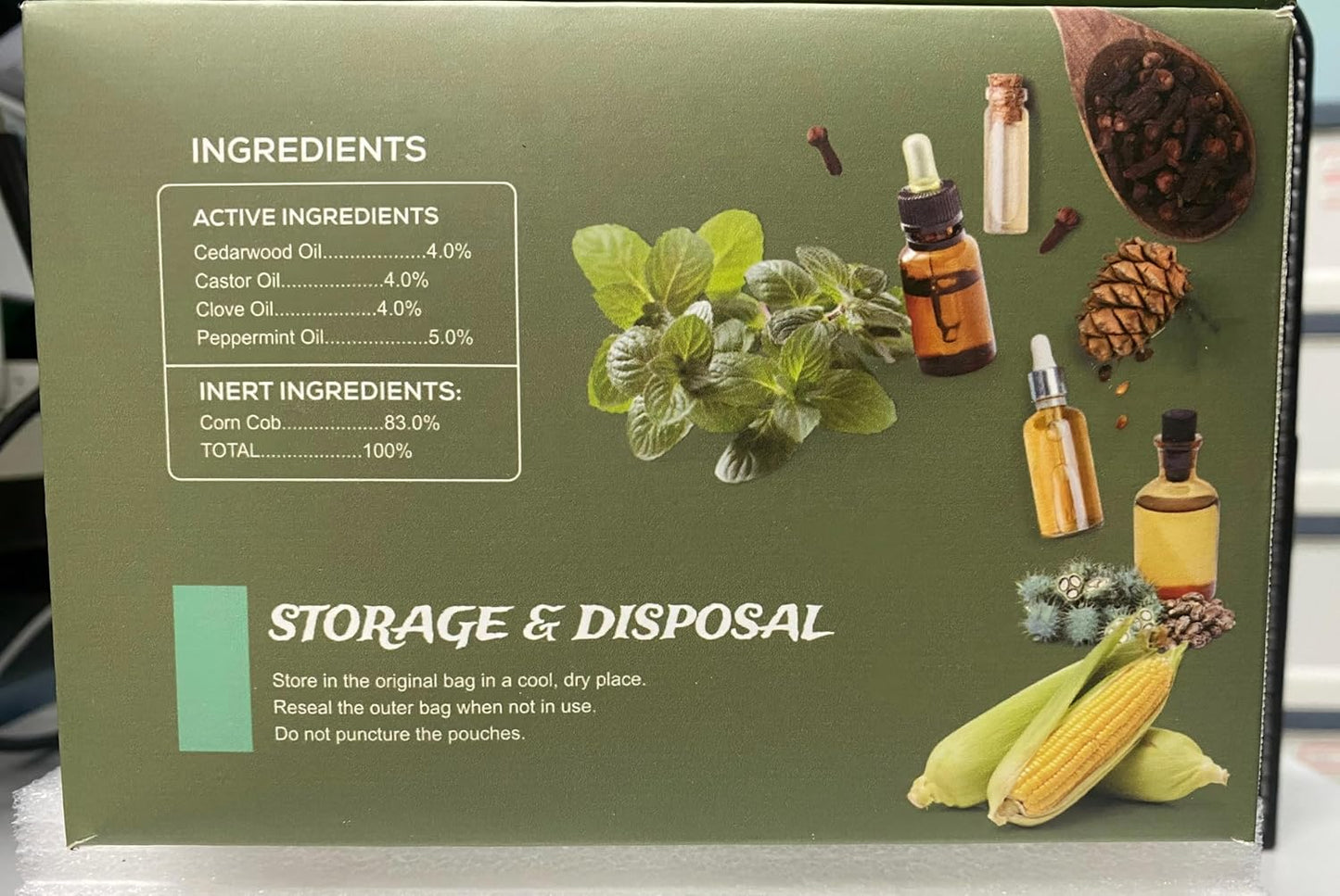 Skiennix Rodent Repellent Pouches - 24 Pack Peppermint Oil for Mice & Rats | Indoor & Outdoor Use