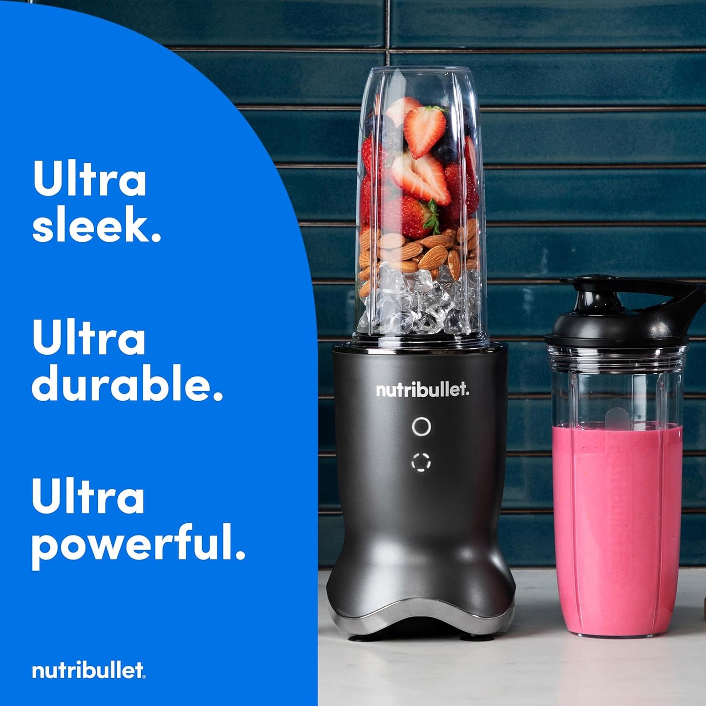 Nutribullet Ultra Personal Blender - 32 Oz Capacity | Sleek Gray Design for Smoothies & More