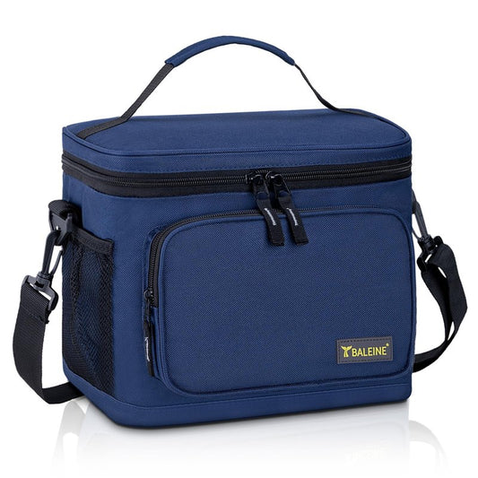BALEINE Insulated Lunch Bag for Men Women, 22 Can Leakproof Cooler Bag with Adjustable Shoulder Strap for Work Picnic, Lunch Box for Women Men (Large, Blue)
