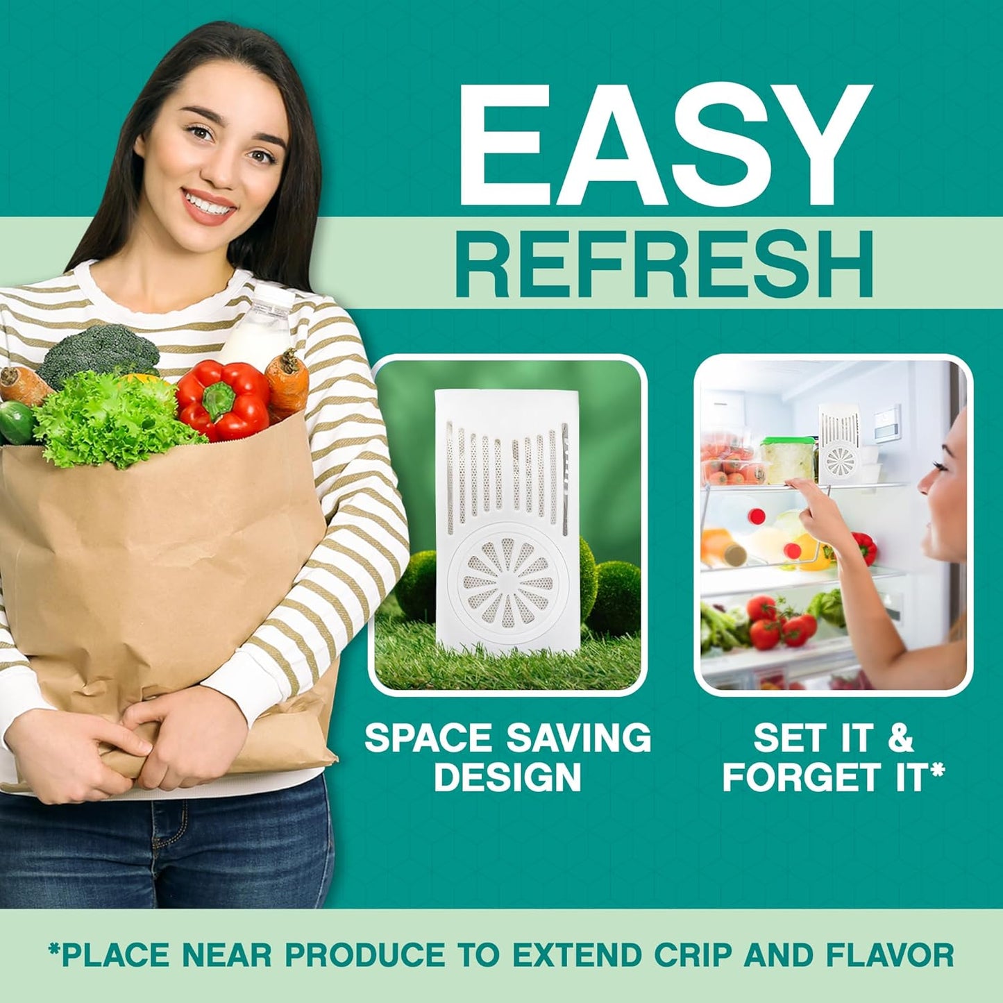 Zeolite Refrigerator Deodorizer by [Brand Name] - Powerful Odor Eliminator for Fridge & Freezer | Long-Lasting & Safe