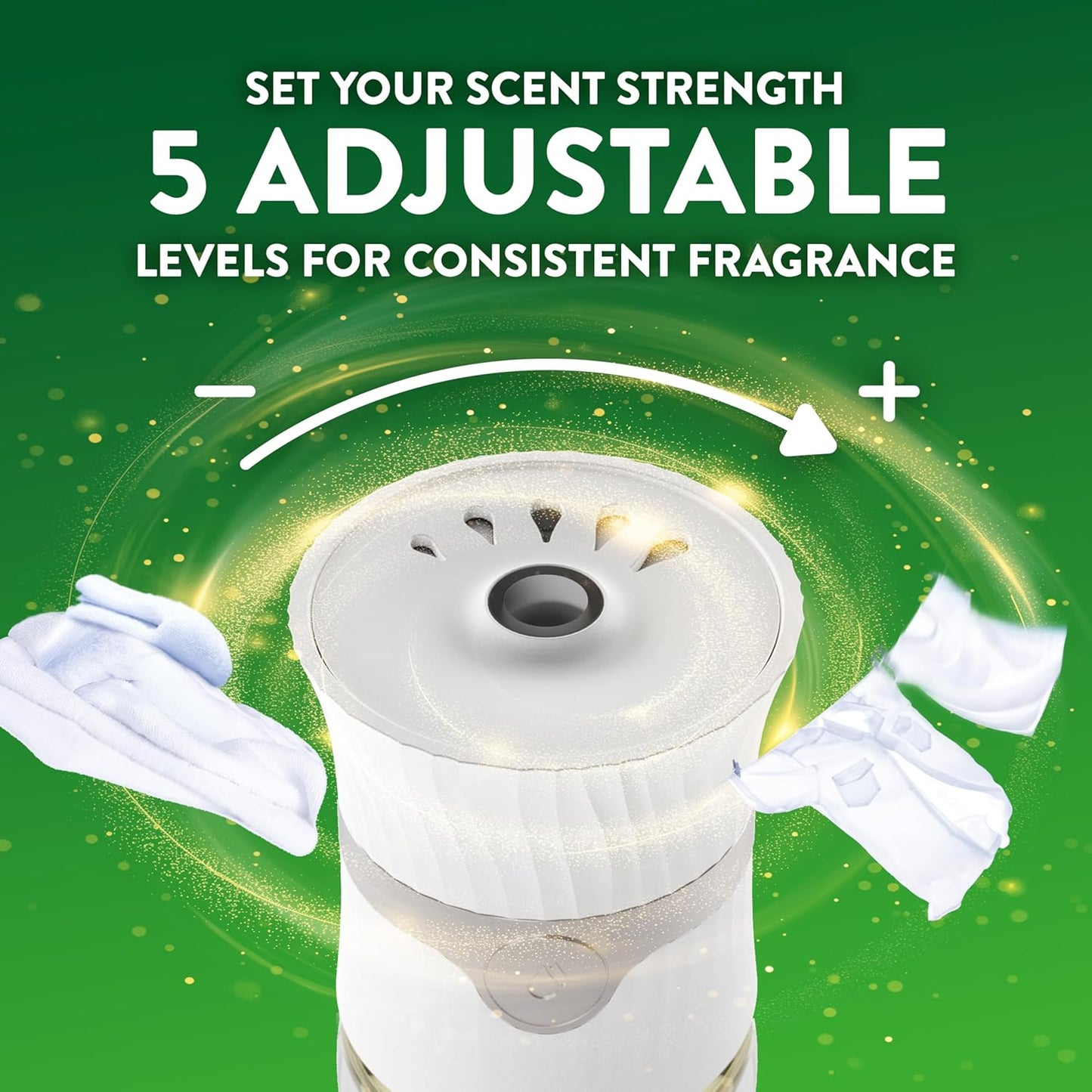 Air Wick Plug-In Scented Oil Starter Kit - 2 Warmers + 6 Fresh Linen Refills | Eco-Friendly Air Freshener
