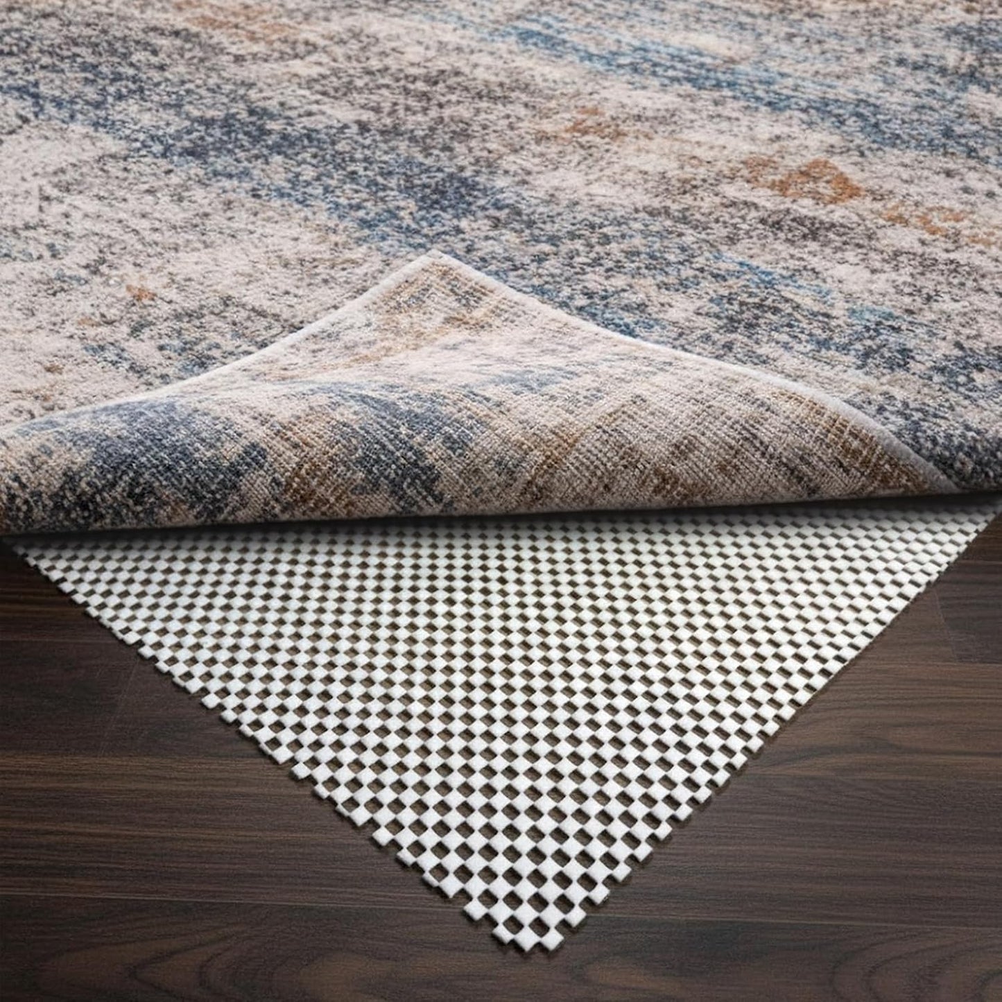 Skiennix Non-Slip Rug Pad Gripper - Extra Thick 4 x 6 Feet Carpet Mat for Hardwood Floors