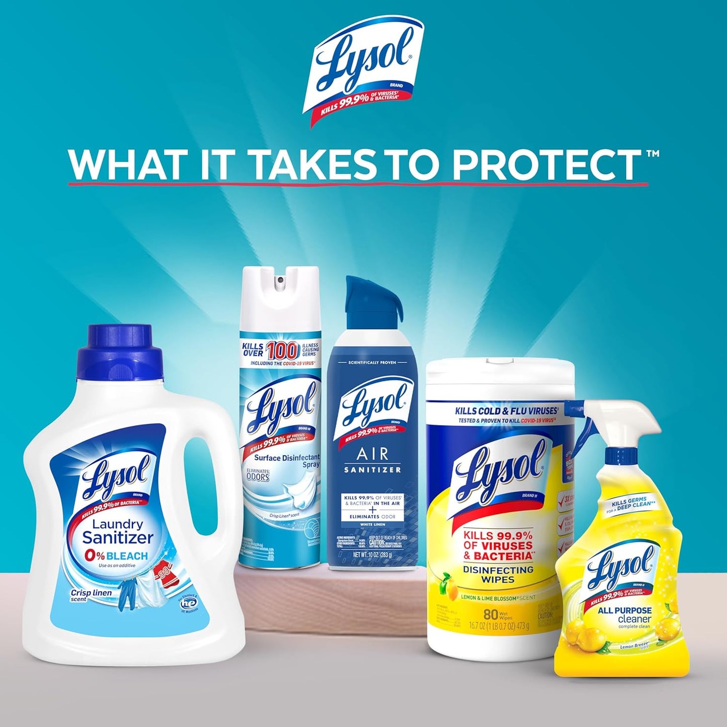 Lysol All-Purpose Cleaner Spray - Multi-Purpose Disinfectant for Kitchen & Bathroom | Coconut & Sea Minerals, 32 Fl Oz
