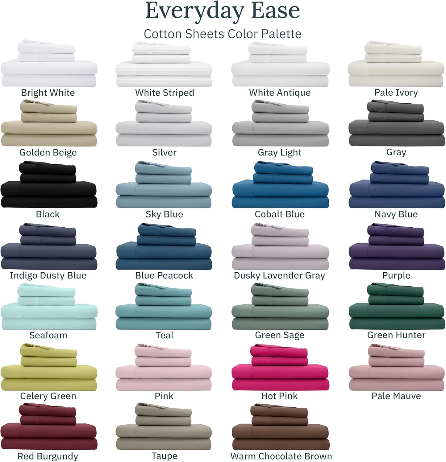 California Design Den King Size Sheet Set - Soft 400 Thread Count 100% Cotton, Deep Pocket | Grey, 6-Pc with 4 Pillowcases