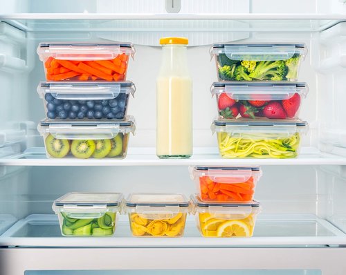 fullstar 20-Piece Plastic Food Storage Containers with Lids (10 Containers & 10 Lids) - Leakproof, BPA-Free, Meal Prep Containers, Reusable Lunch Storage Set for Kitchen Organization (Pack of 20)