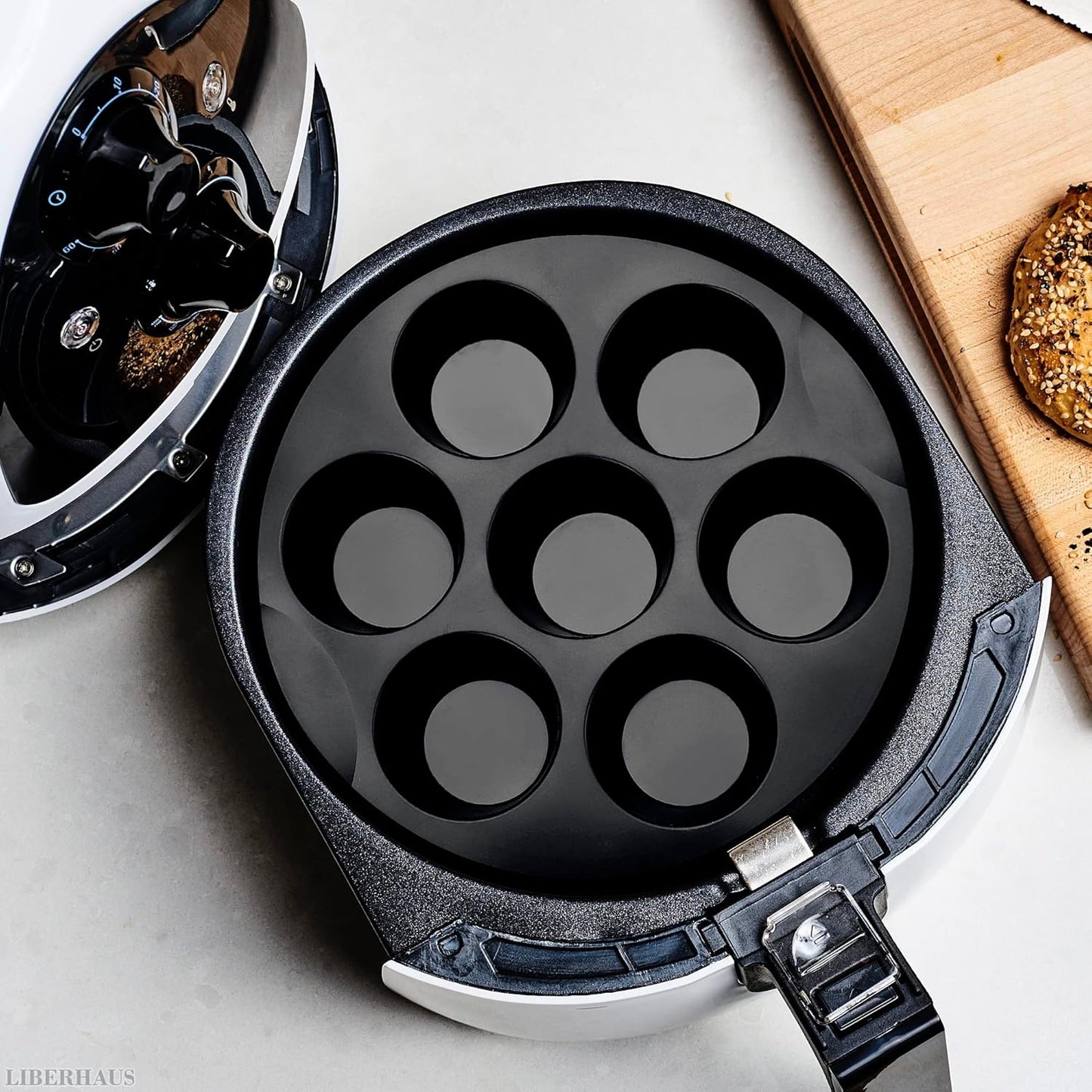 Air Fryer Muffin Pan by [Brand Name] - 7-Cup Silicone Mold for Egg Bites | Heat Resistant & Nonstick