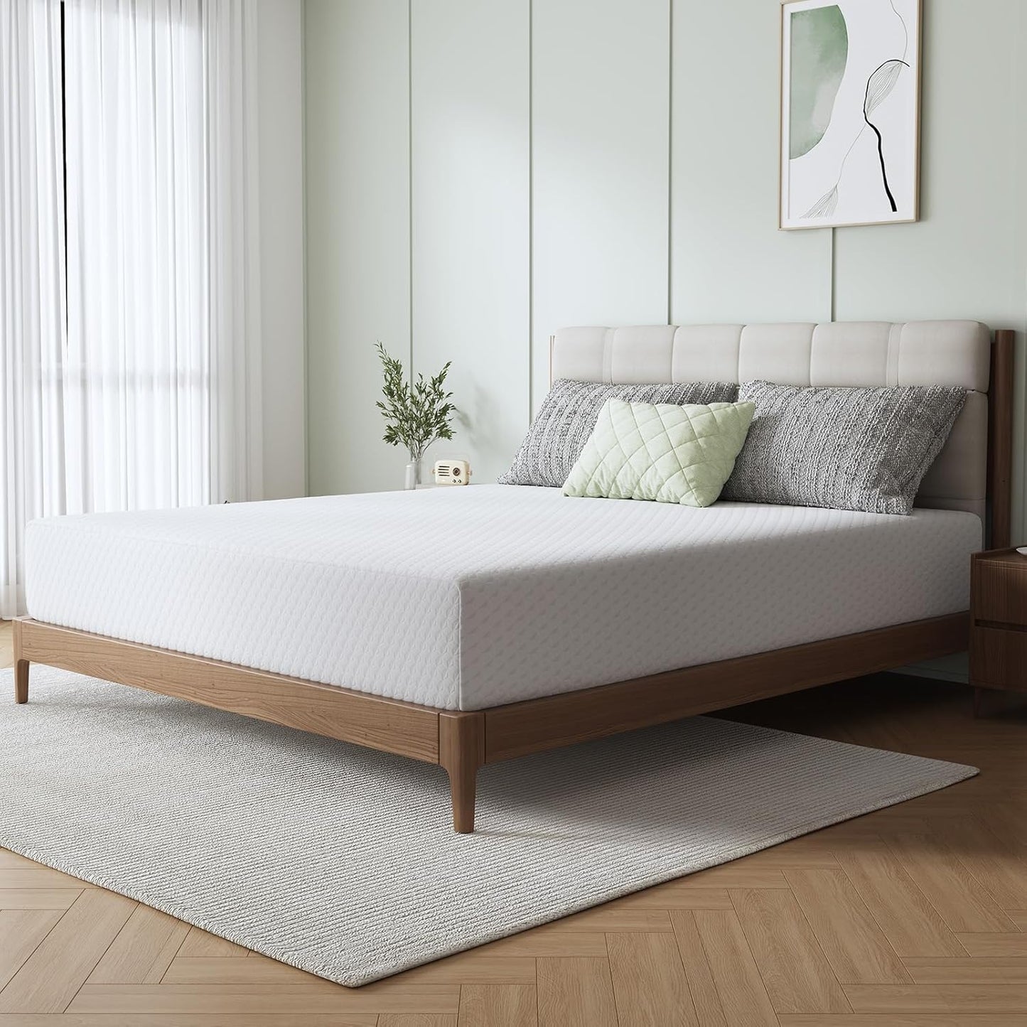 Novilla 10 Inch Full Mattress - Memory Foam with Breathable Comfort Layer & High-Density Support for Cool Sleep