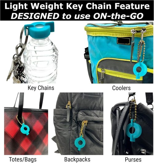 **Ergo Opener 3-Pack Water Bottle Opener - Easy Twist-Off Tool for Arthritis & Weak Hands | Made in USA**
