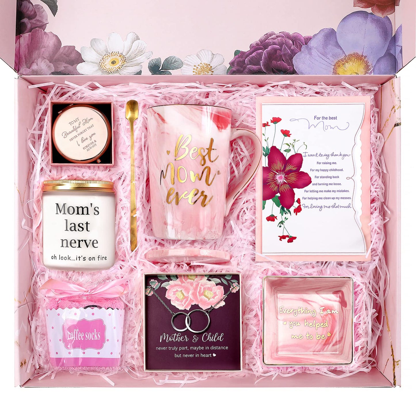 Christmas Gifts for Mom, Mothers Day Gifts Basket Set for mom, Mom Birthday Gifts from daughter son,Best Mom Gifts,Happy Birthday Gift Ideas,Unique Gift Ideas for mom