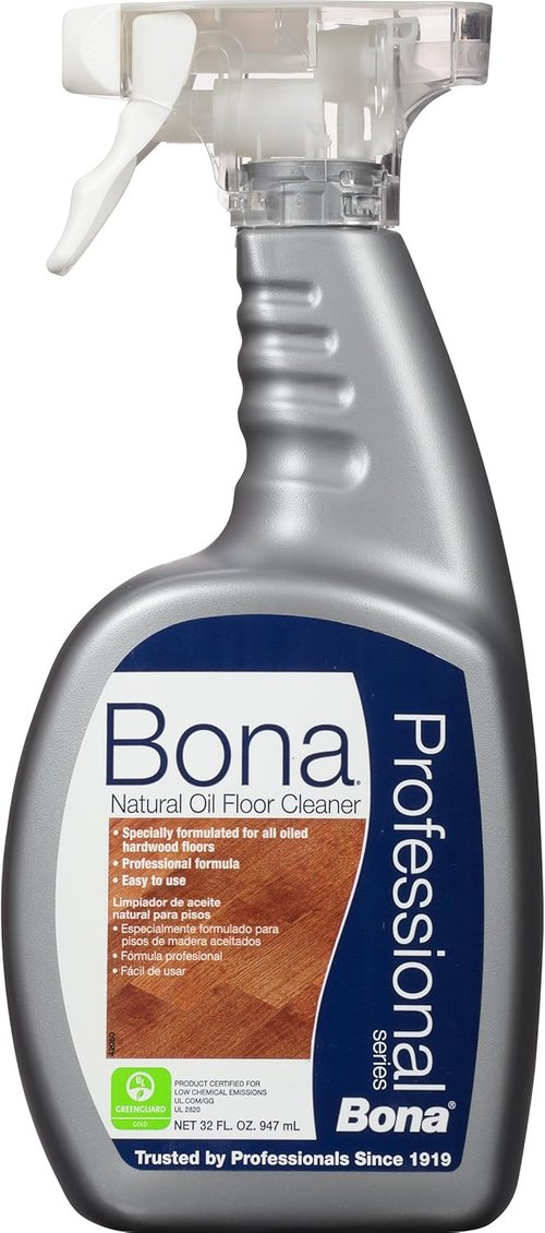 Bona Professional Series Hardwood Floor Cleaner Spray - Natural Oil Formula | 32 Fl Oz
