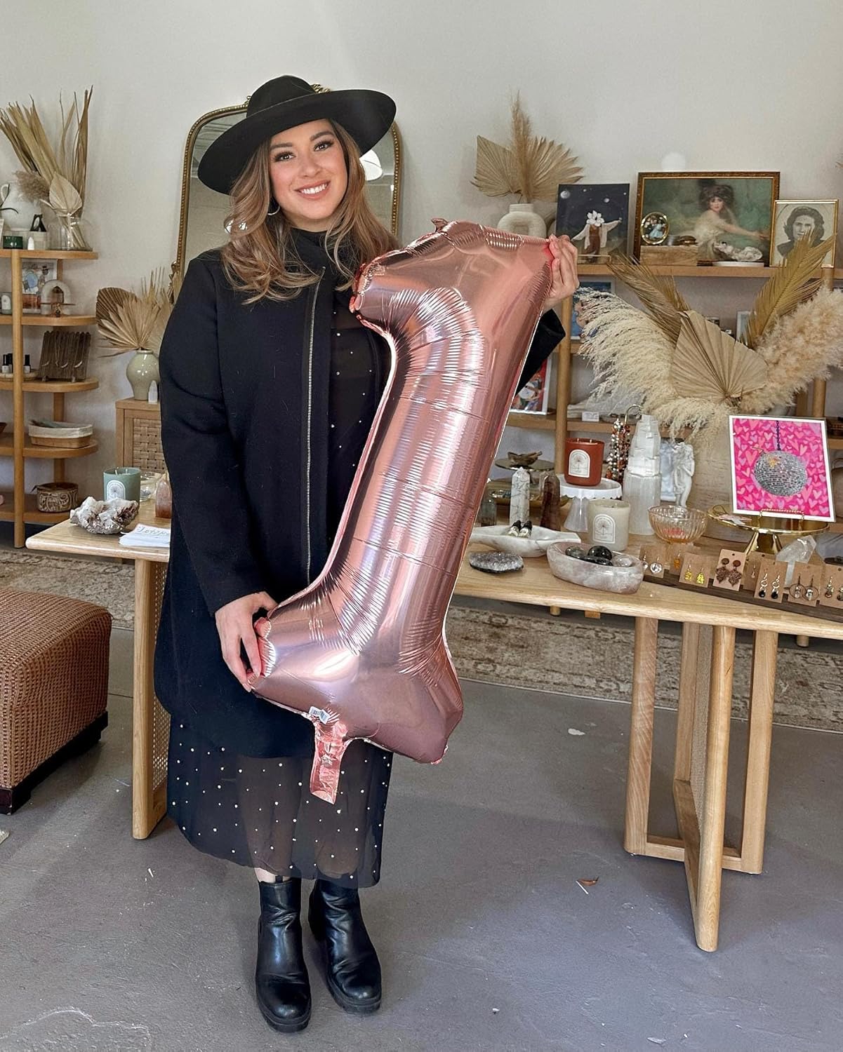 Rose Gold Number 11 Balloon - 40 Inch 11th Birthday Decoration for Girls & Boys