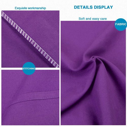 FLXXIE King Pillow Cases - Soft Microfiber Covers with Envelope Closure, 20x36, Purple | Wrinkle & Stain Resistant