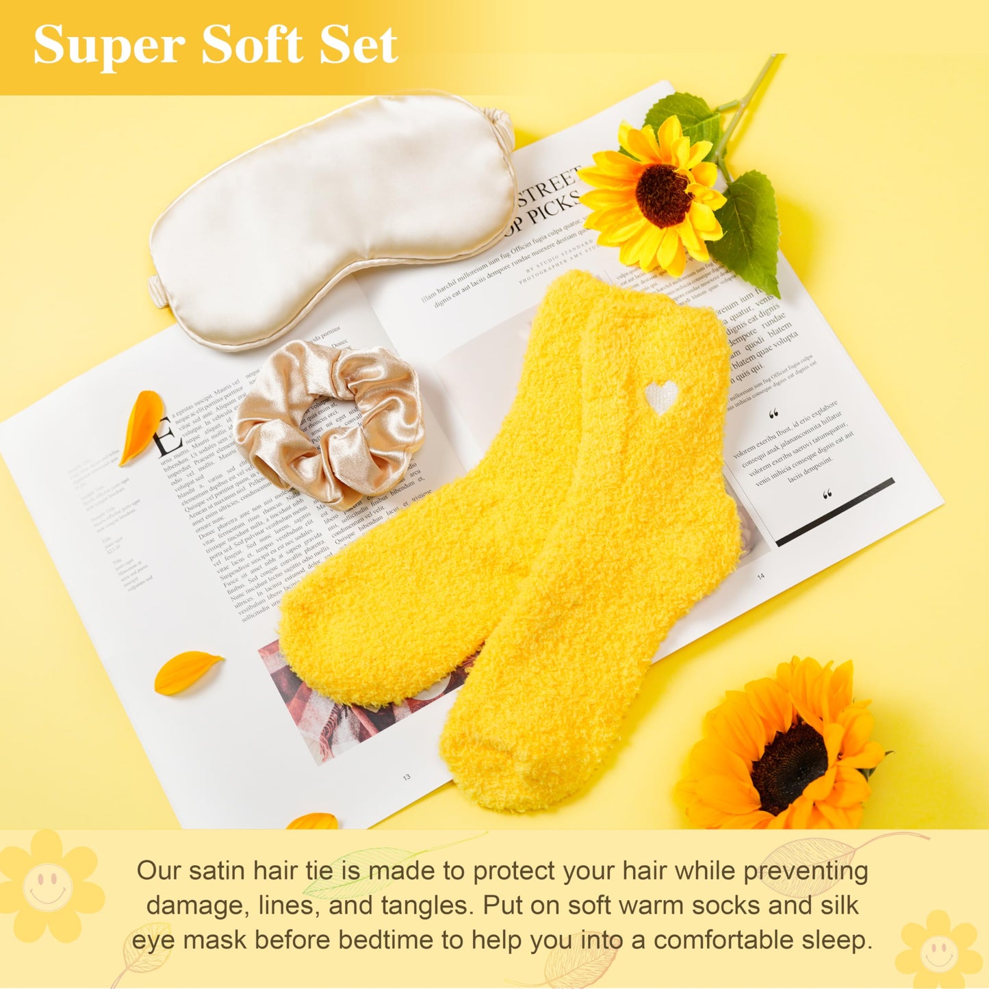 Birthday Gifts for Women, Set of 13 Unique Gift Baskets Birthday Present for Best Friends Bff Sister Sending Sunshine Include Tumbler, Get Well Gifts for Women Sunflower Presents