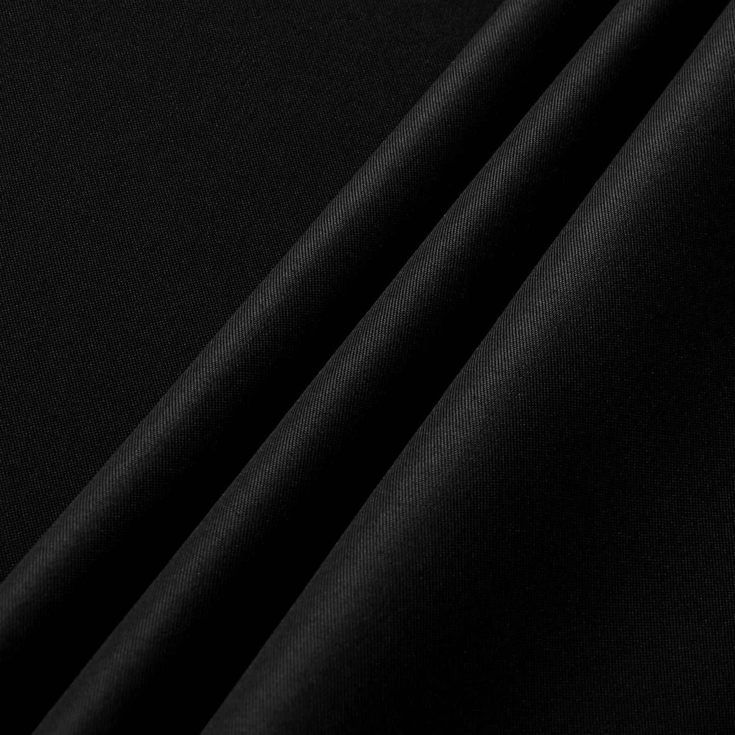 sancua 2 Pack Black Tablecloth 60 x 120 Inch, Rectangle 8 Feet Table Cloth - Stain and Wrinkle Resistant Washable Polyester Table Cover for Dining Tables, Buffet Parties and Camping