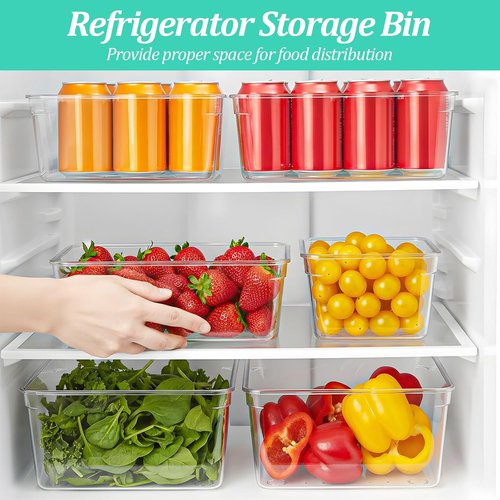 16-Pack Plastic Drawer Organizers by [Brand Name] - Versatile Non-Slip Storage Bins for Kitchen, Office & Bathroom - Clear