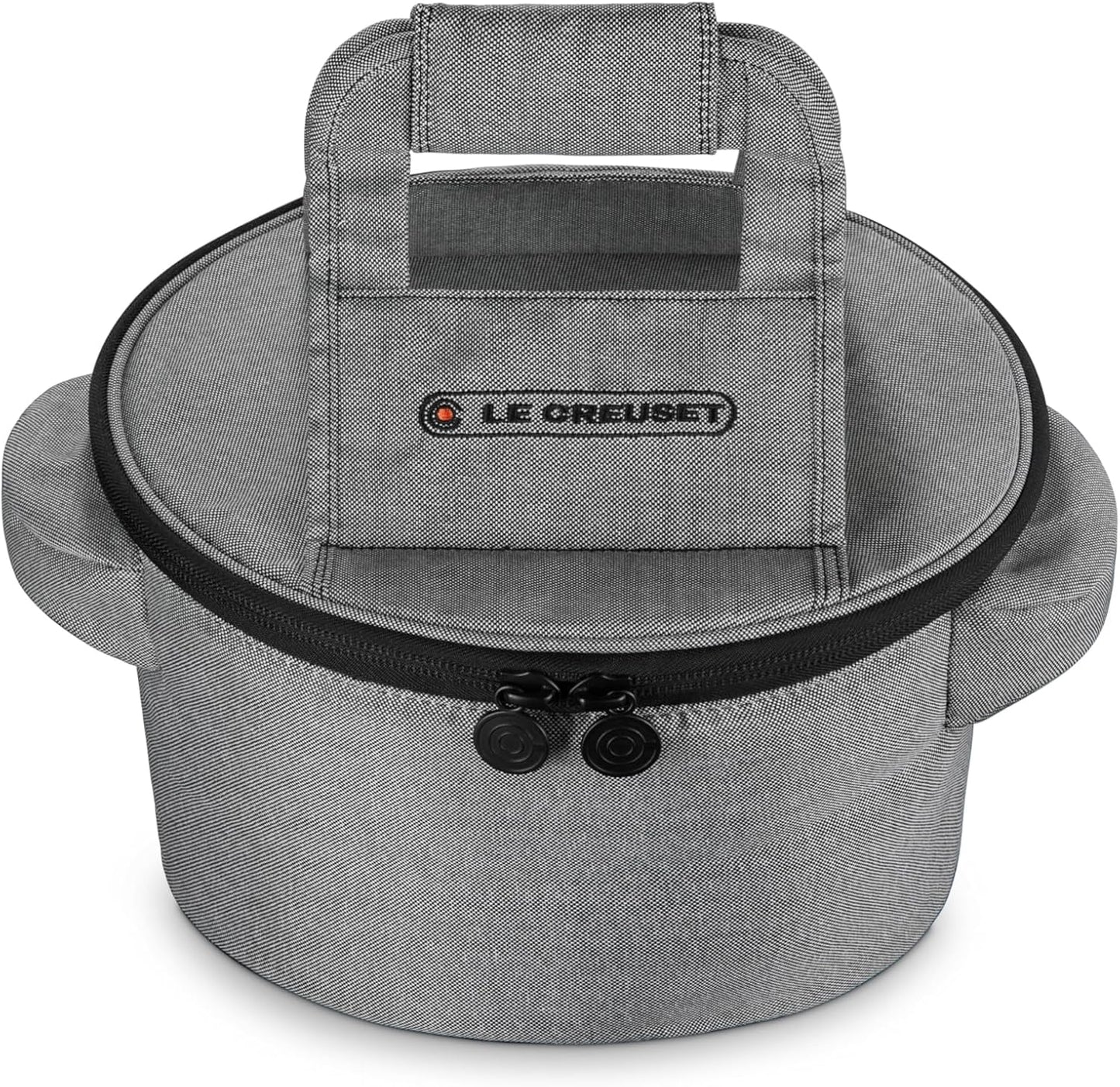 Le Creuset Round Dutch Oven Tote Bag - 15-Inch, Stylish Noir Design for Easy Transport
