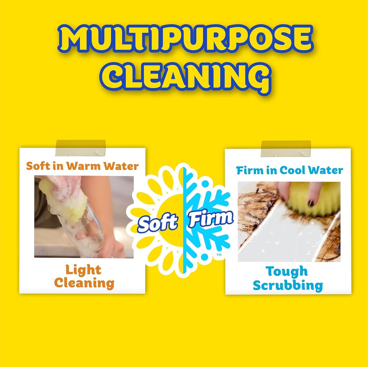 Scrub Daddy Sponges | Non-Scratch Scrub Mommy & Cif All-Purpose Cleaner - Kitchen & Bathroom Cleaning Kit