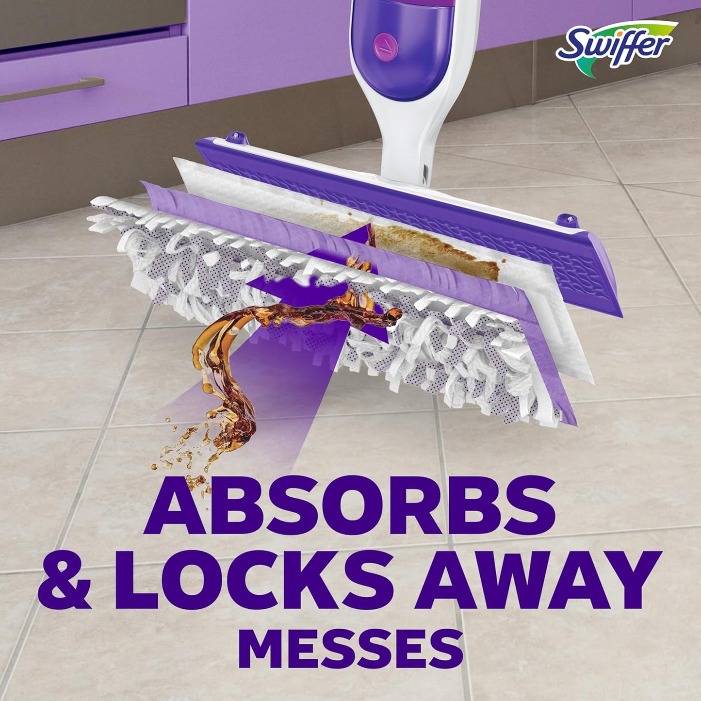 Swiffer PowerMop Multi-Surface Mopping Pad Refills - 11 Count for Effortless Floor Cleaning
