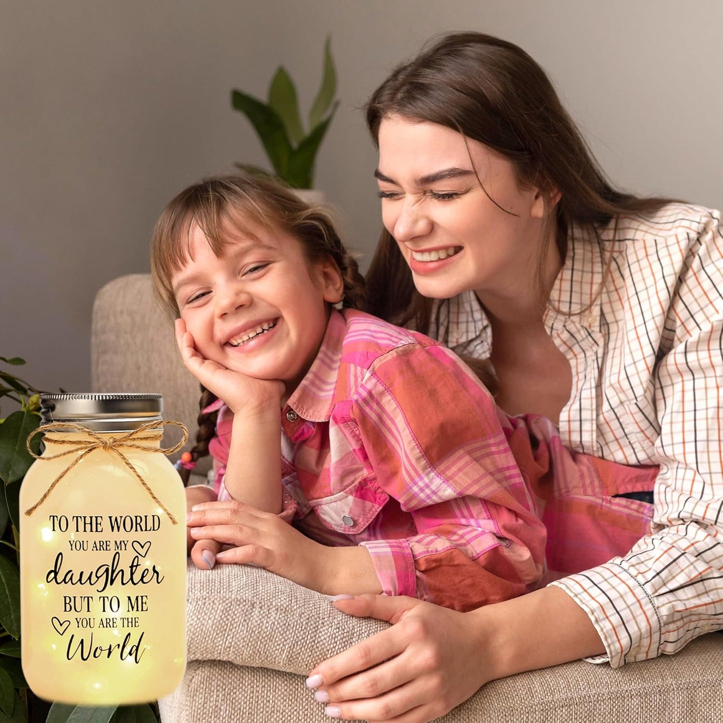 Maracco 30 oz Large Mason Jar Night Light | Perfect Mother's Day & Birthday Gift for Daughters