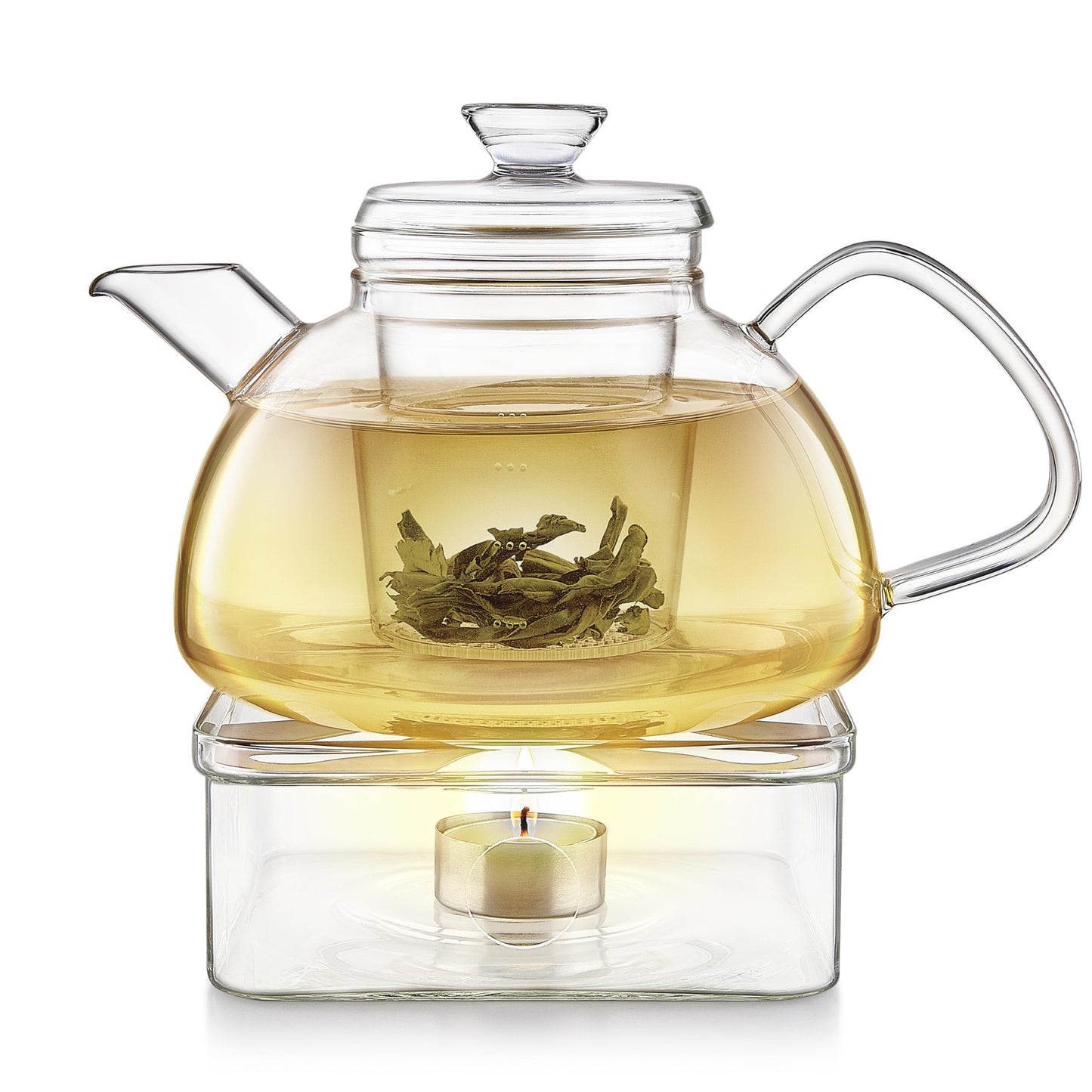 Teabloom Innovative Filtered Borosilicate Glass Teapot With Microdot Whole Leaf Tea Glass Infuser, 40 ounces – A Pure & Immersive Tea Experience – Tea Purist's Choice
