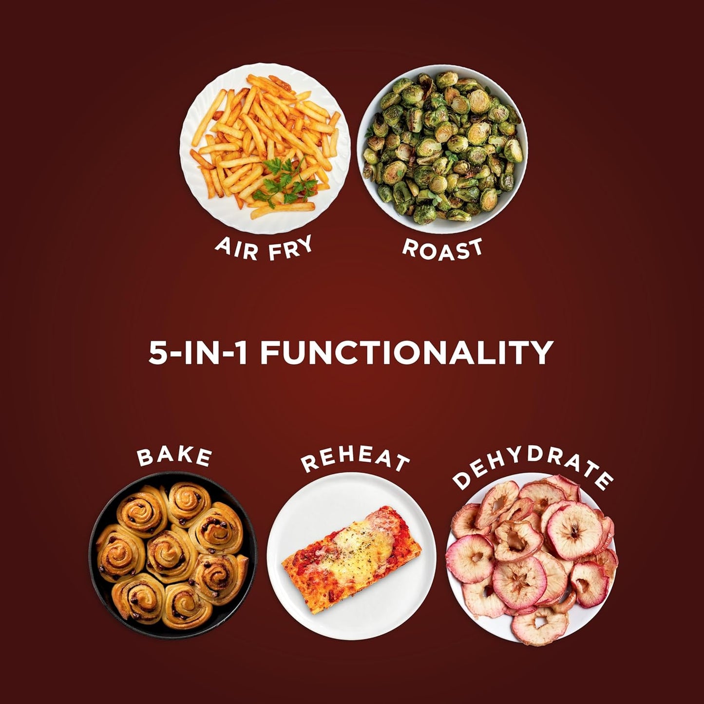 Ninja Air Fryer - 4 QT Capacity | 4-in-1 Cooking Functions | Dishwasher Safe | Includes 20 Healthy Recipes | Grey