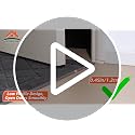 BEQHAUSE Dirt Trapper Door Mat 32x48 Inch Non-Slip Indoor/Outdoor Grey