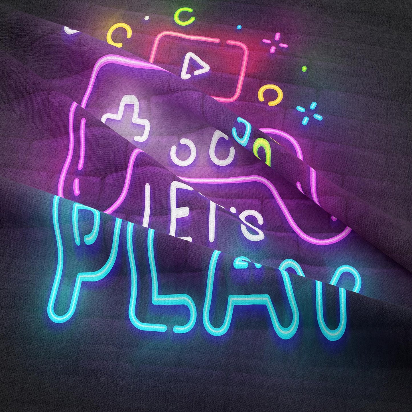 NINENINE Gaming Bedding Sets Queen Size Comforter Sets for Boys, Gaming Bedding Sets for Boys,Geometric Lightweight Gaming Contoller Bed Set with 1 Comforter 2 Pillowcases