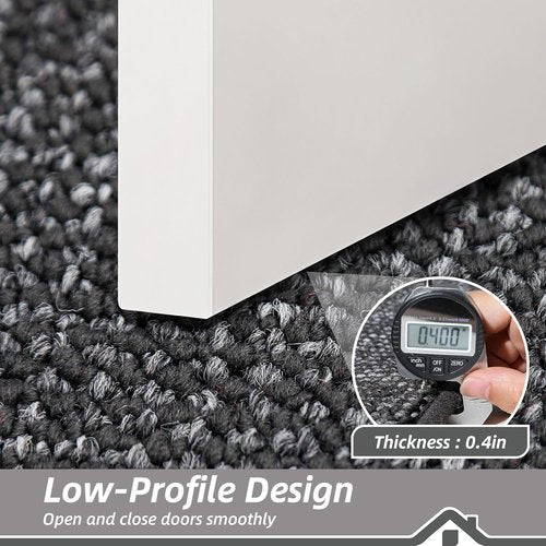 BEQHAUSE Dirt Trapper Door Mat - Non-Slip, Washable, Absorbent Entrance Mat | 24" x 36", Charcoal
