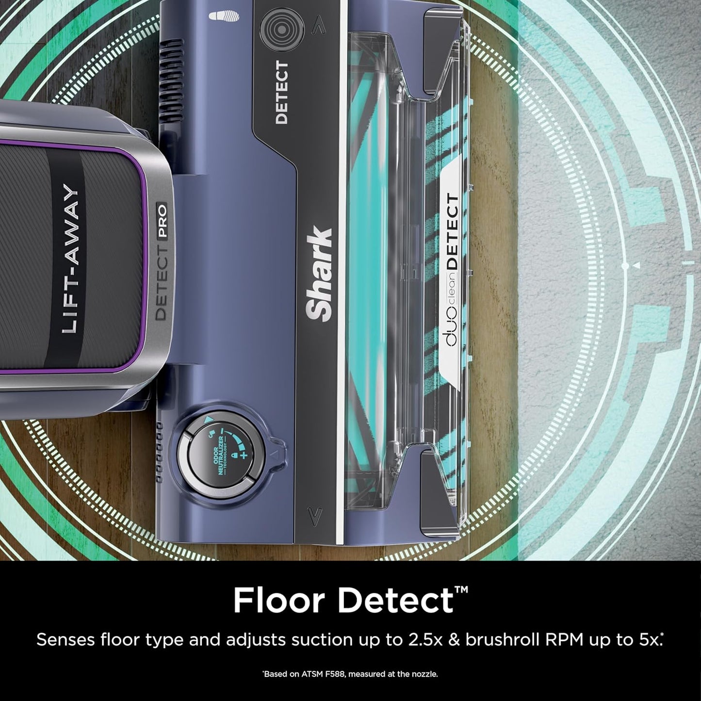 Shark Detect Pro Speed Lift-Away Vacuum - Bagless, DuoClean, Anti-Allergen & Odor Neutralizer | Model LA742