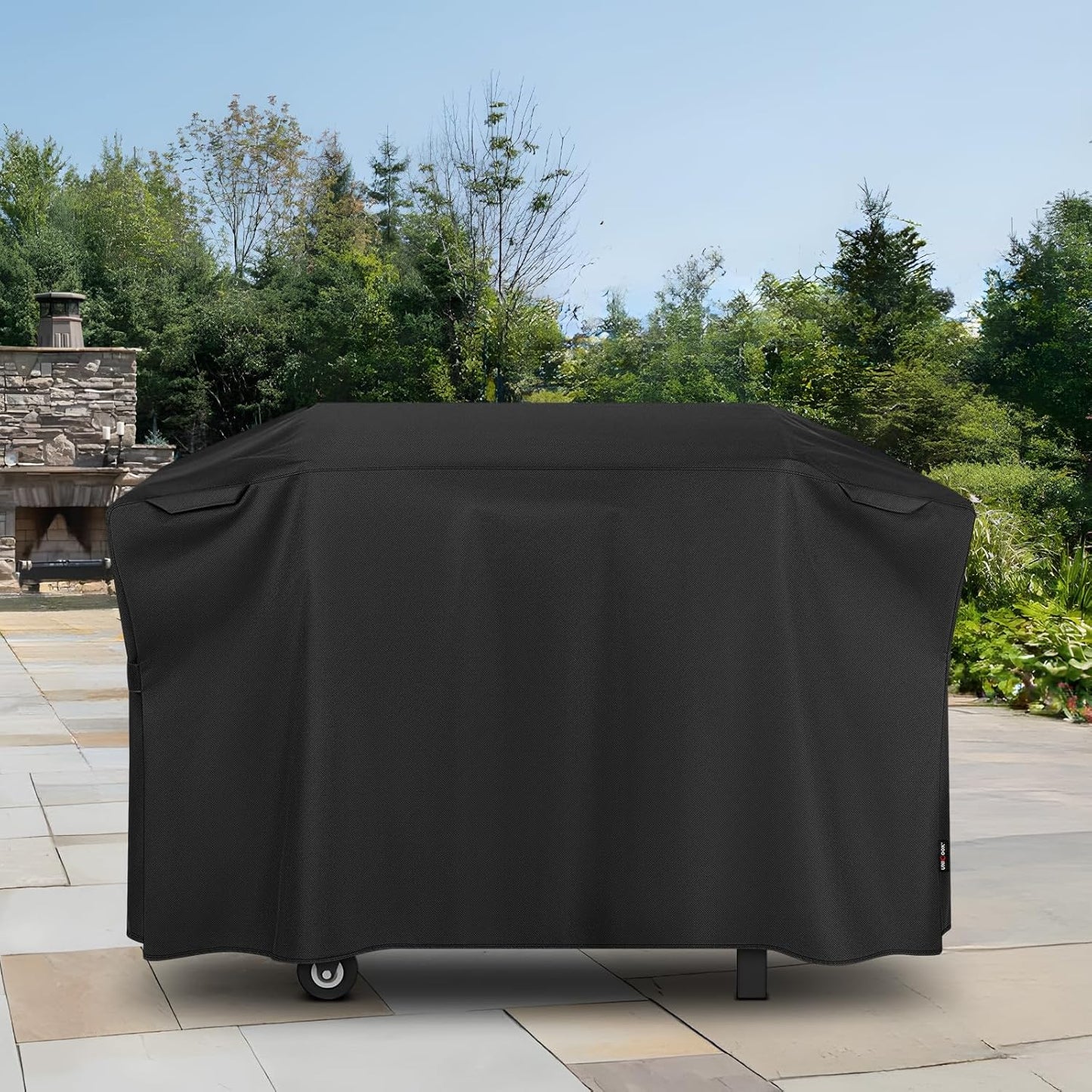 Unicook Griddle Cover - Heavy Duty Waterproof Protection for Blackstone 28 Inch Cooking Station | Black