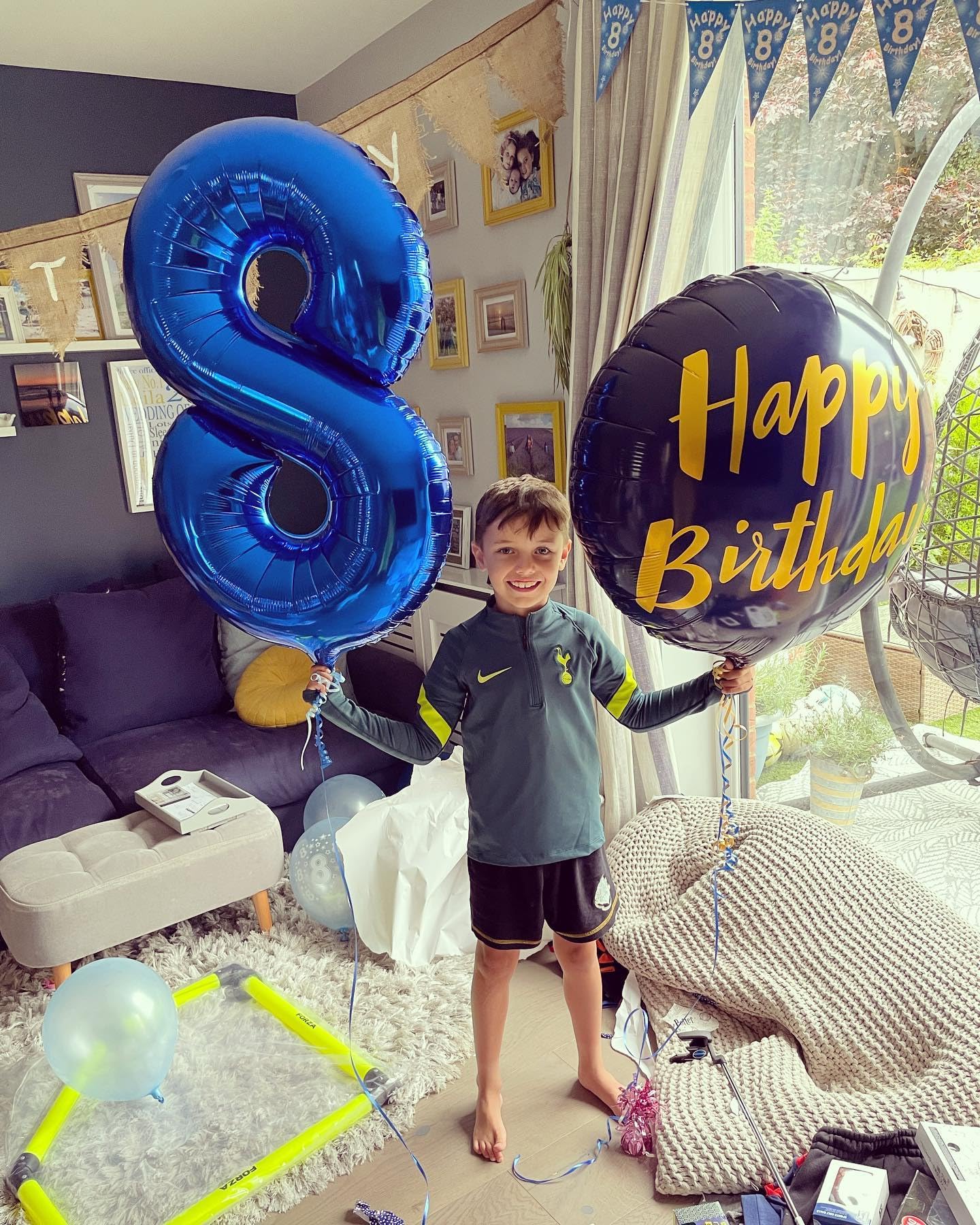 Navy Blue 8 Balloon, Number Balloon 40 Inch, Blue Birthday Decorations, 8 18 28 38 80 Birthday Balloons, 8th Party Supplies, Number 8 Balloon