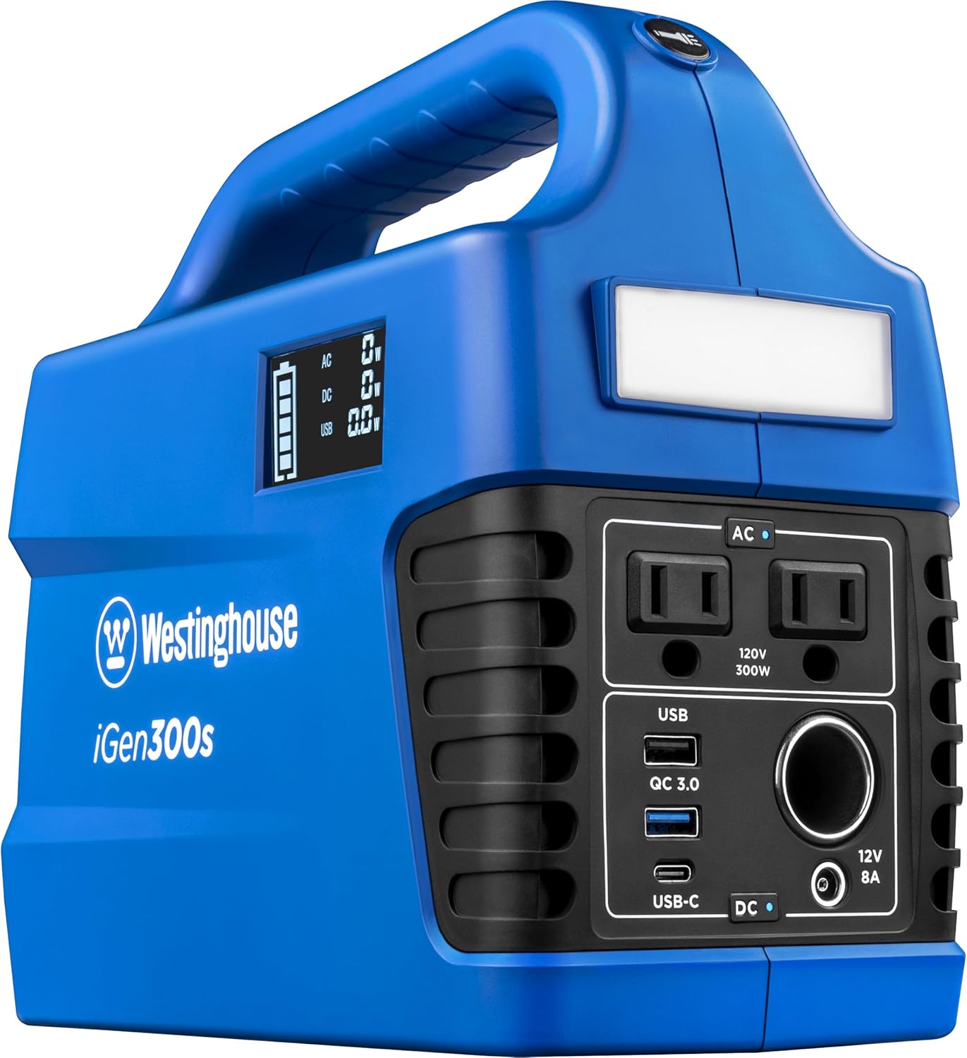 Westinghouse Portable Power Station - 296Wh 600 Peak Watt Lithium Battery | Pure Sine Wave AC Outlet for Camping & Travel