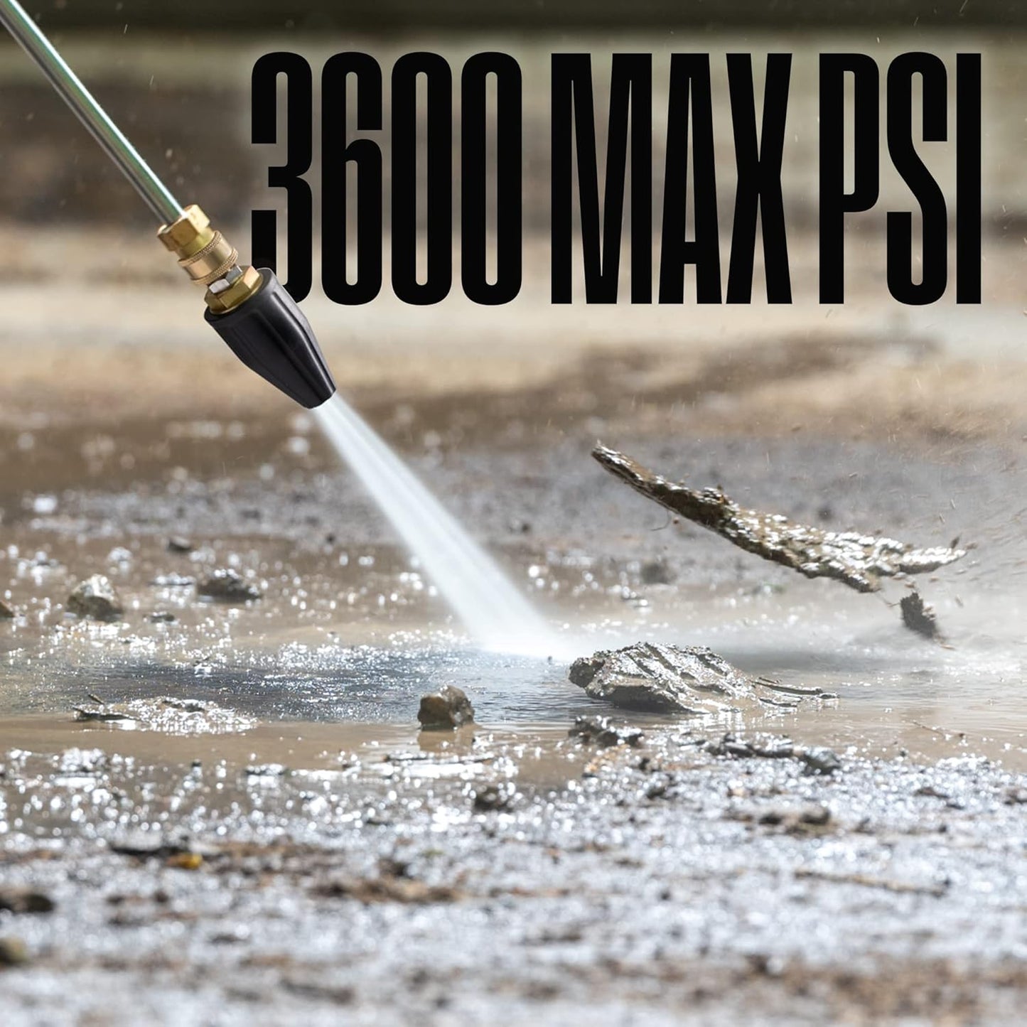 Westinghouse Turbo Nozzle Attachment for Pressure Washers - 3600 Max PSI, 1/4” Connector