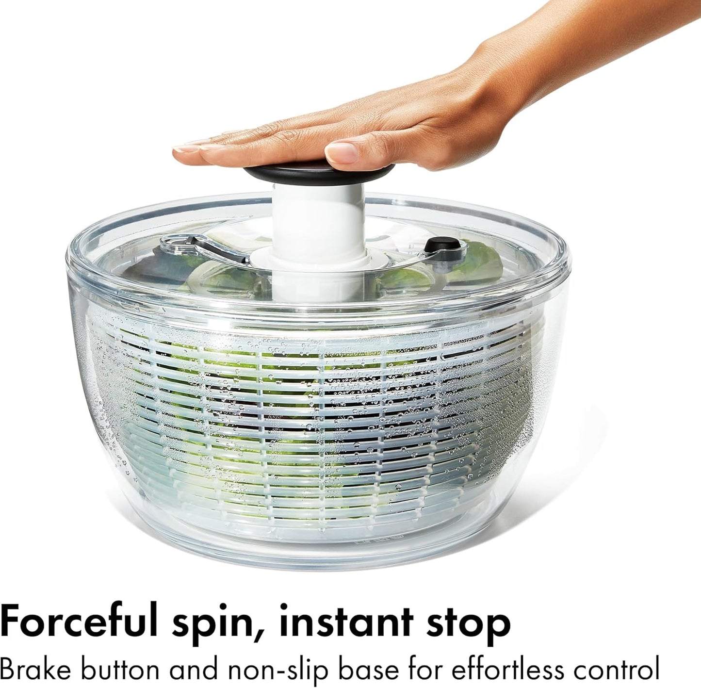 OXO Good Grips Salad Spinner - Efficient Lettuce & Fruit Washer | 6.22 Quart Capacity for Easy Cleaning