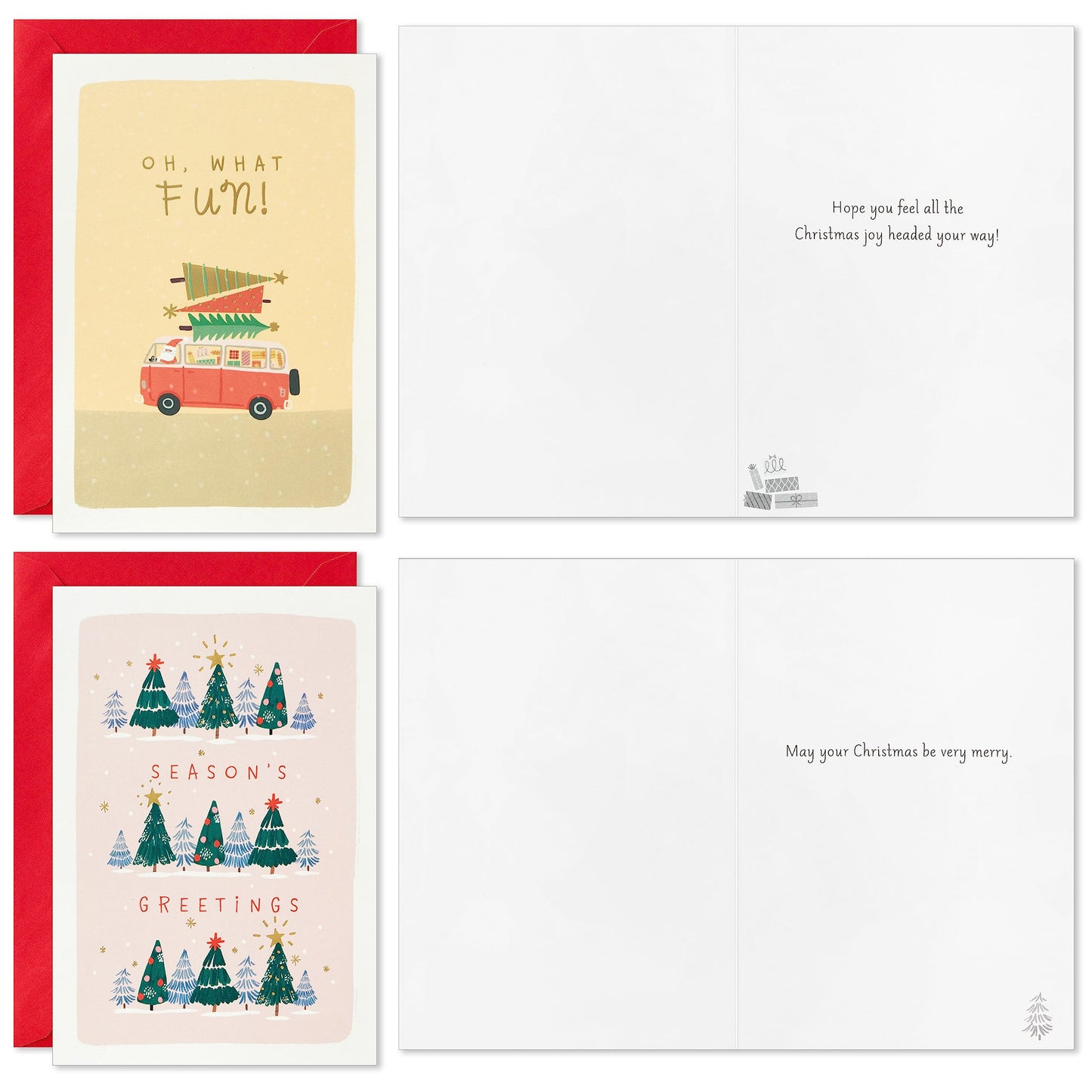 Hallmark Cute Boxed Christmas Card Assortment (24 Cards and Envelopes)
