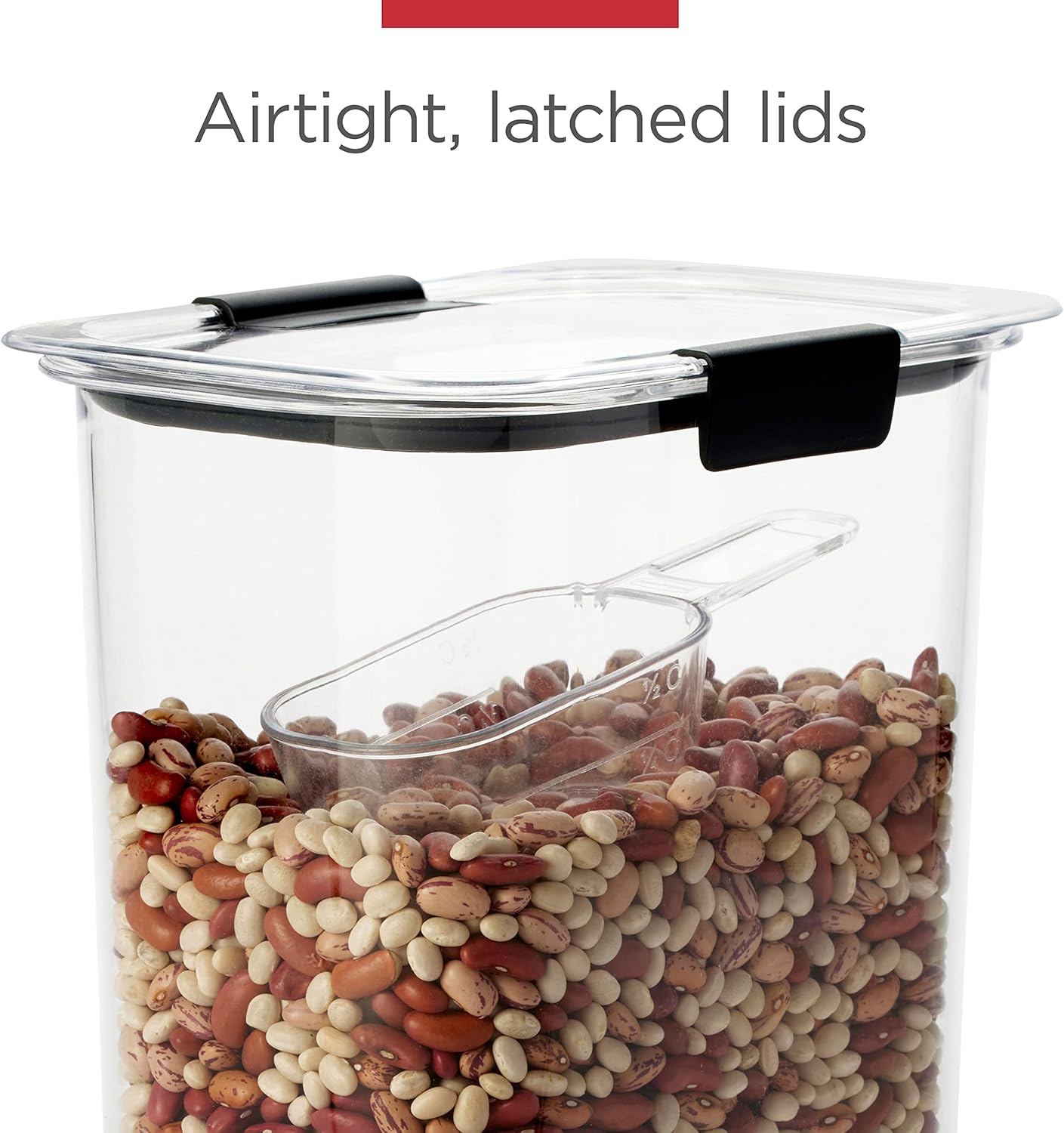 Rubbermaid Brilliance Food Storage Containers - BPA-Free, Airtight Kitchen Set | 3 Clear Containers, 16 Cups