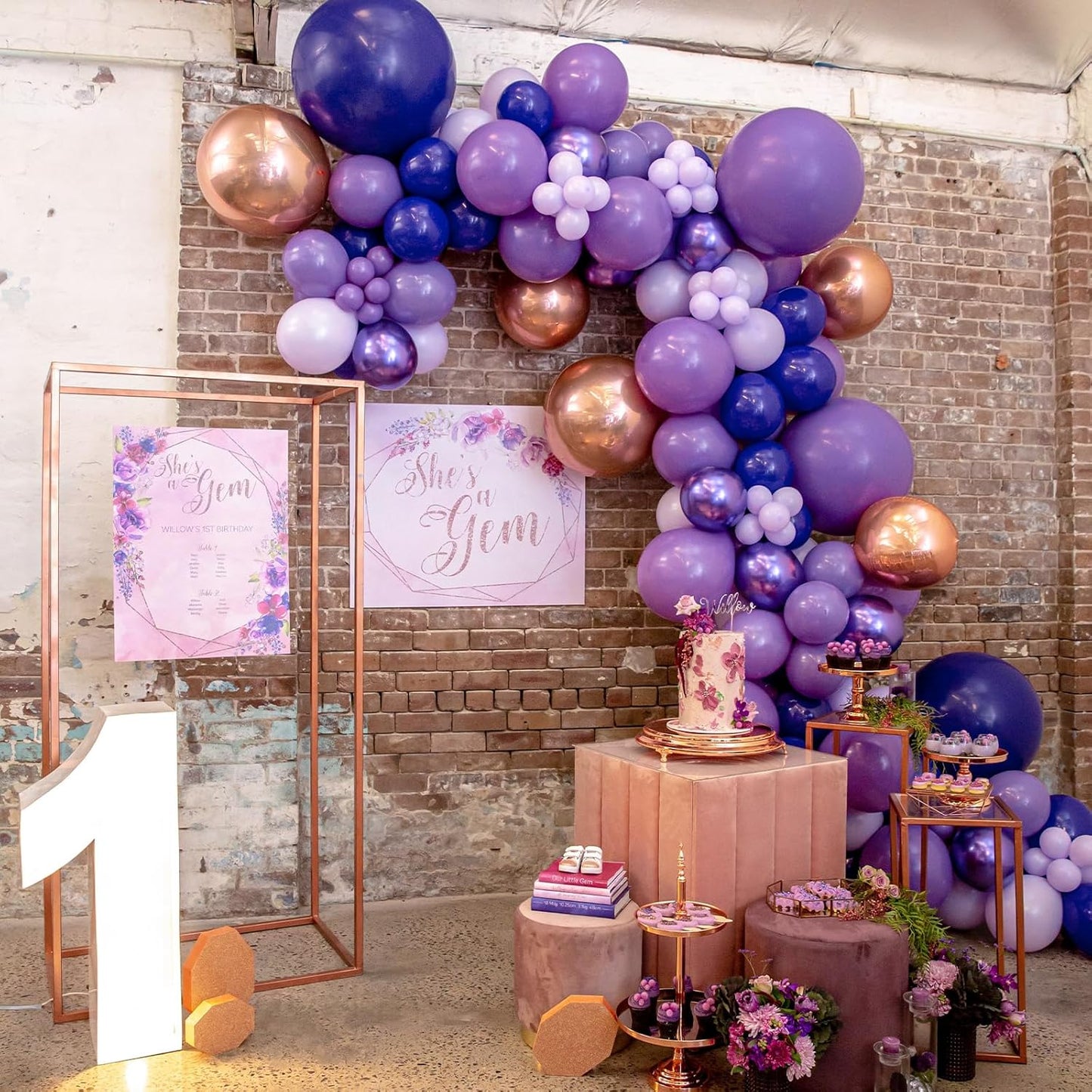 PartyWoo Purple Balloons - 36 Inch Latex Balloons for Birthday, Baby Shower & Wedding Decor