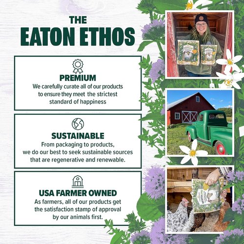Eaton Pet and Pasture Revitalime - All-Natural Coop Freshener & Pest Eliminator | Reduces Ammonia & Moisture | Safe for Chickens (20 lbs)