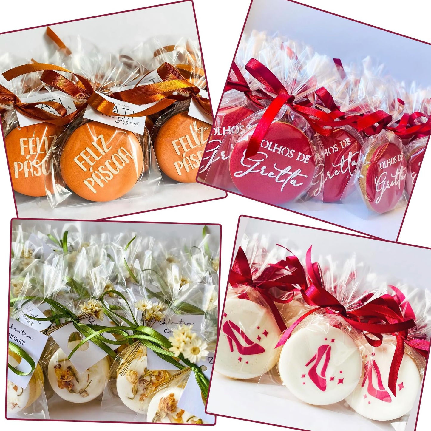 TEMLQPACK 100Pcs 4 x 6 Inch Clear Cellophane Bags for Cookies, Rice Krispie Treats, Macarons, Brownies, Soap, Chocolate Truffles, Candy - Ideal for Wedding & Birthday Party Favors