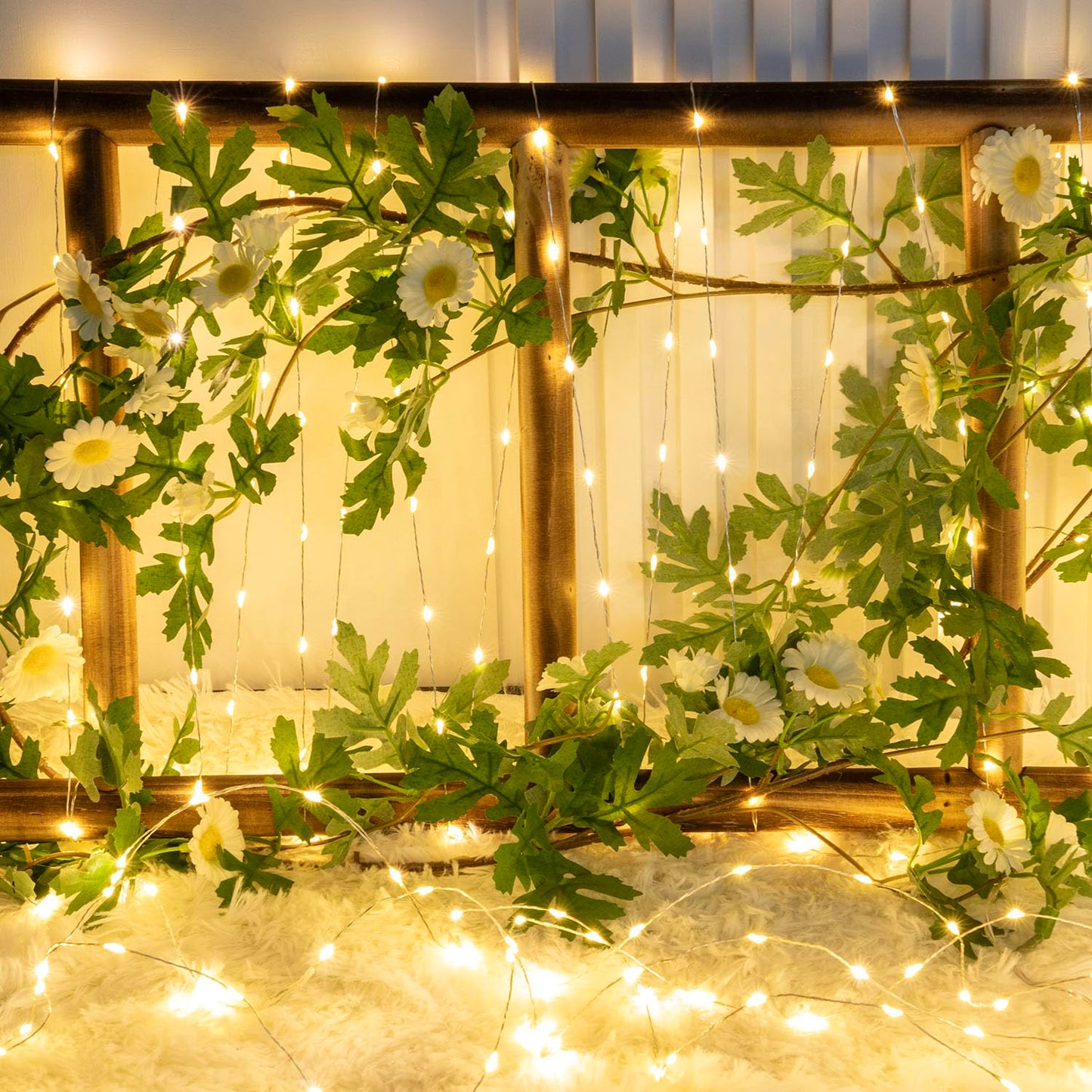 PCORES 2Pack Warm White Fairy Lights Battery Operated with Timer, Waterproof 33FT 100LED String Lights Indoor Outdoor, Copper Wire Fairy Lights for Bedroom, Christmas, Parties, Wedding