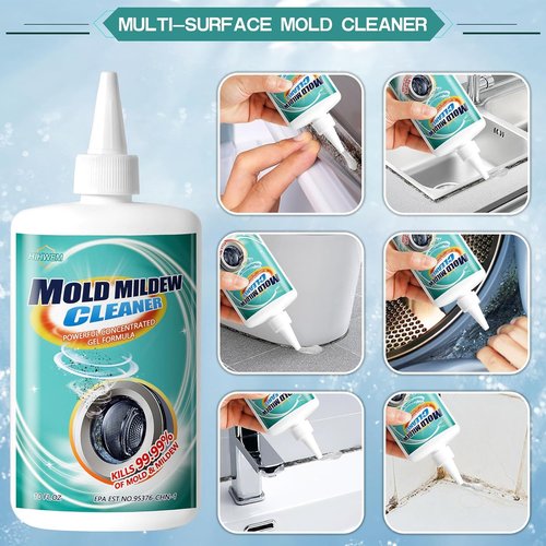 Bleach Stain Remover Gel - Heavy-Duty Tile Grout Cleaner for Bathroom & Kitchen | 10 Oz Multipurpose