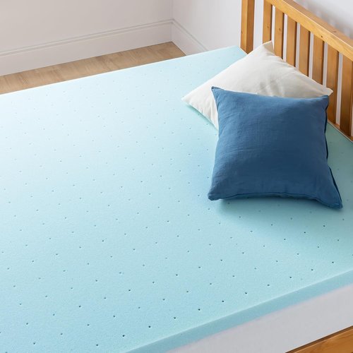 Best Price Mattress 1.5 Inch Cooling Gel Infused Memory Foam Topper - CertiPUR-US Certified | King Size