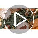White Sequin Christmas Tree Table Runner 13x90in - AQOTHES