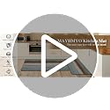 Teal Anti-Fatigue Kitchen Mat Set of 2 - 17.3 x 29 & 47 Inches, Non-Slip, Waterproof