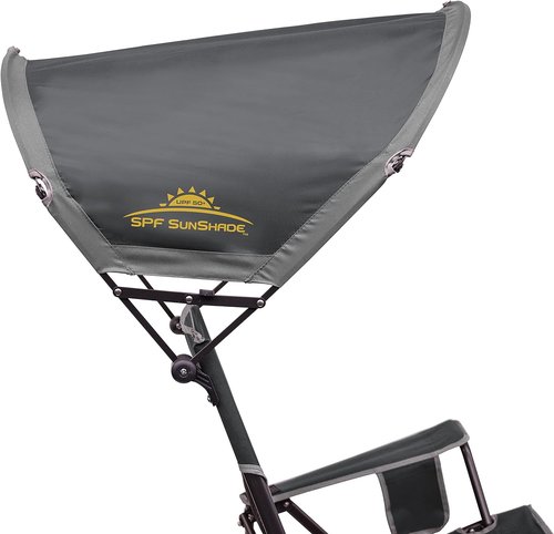 GCI Outdoor Rocking Chair - Sunshade Canopy for Ultimate Comfort | Portable & Stylish Design